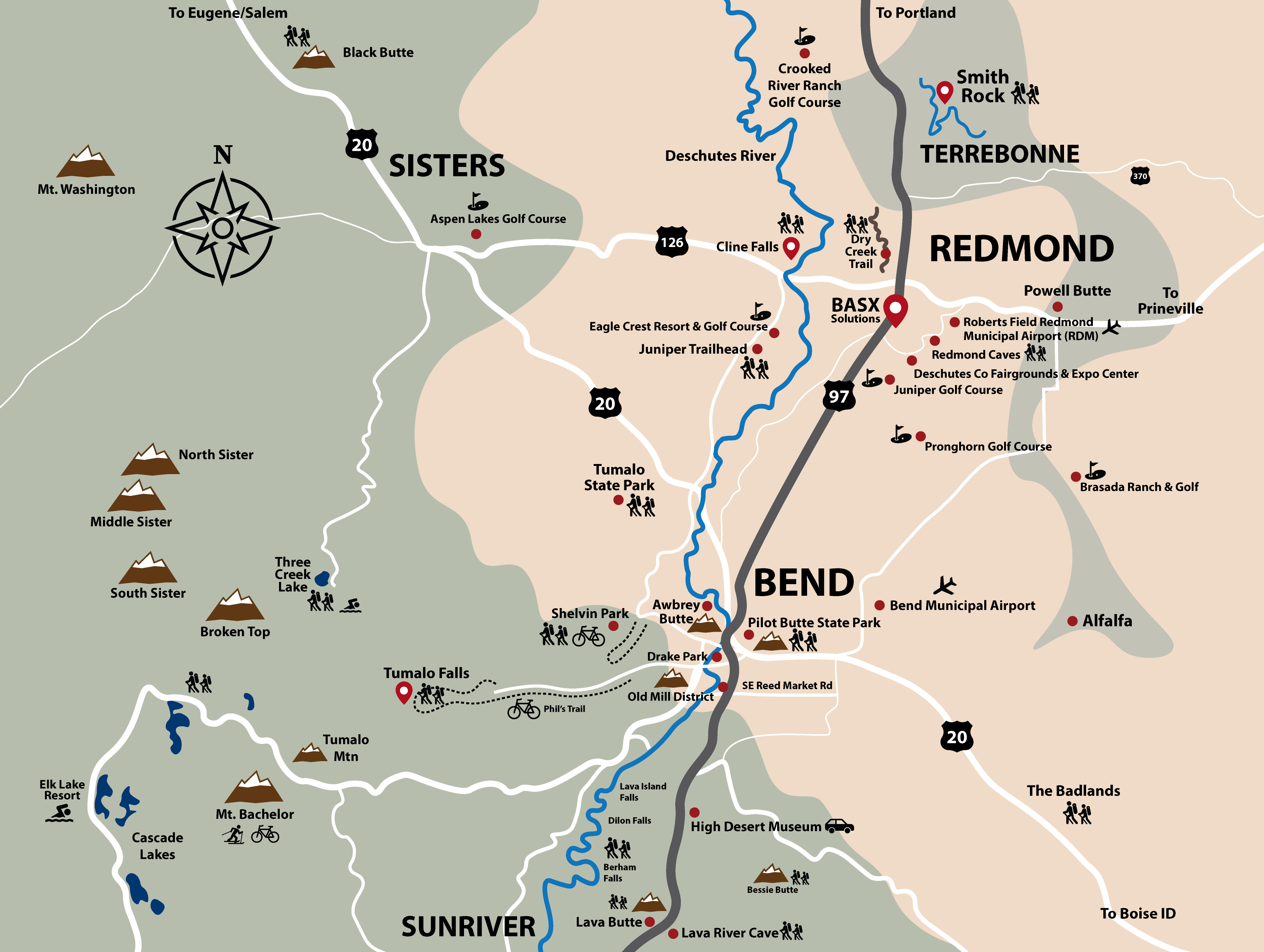 Central Oregon Map 4